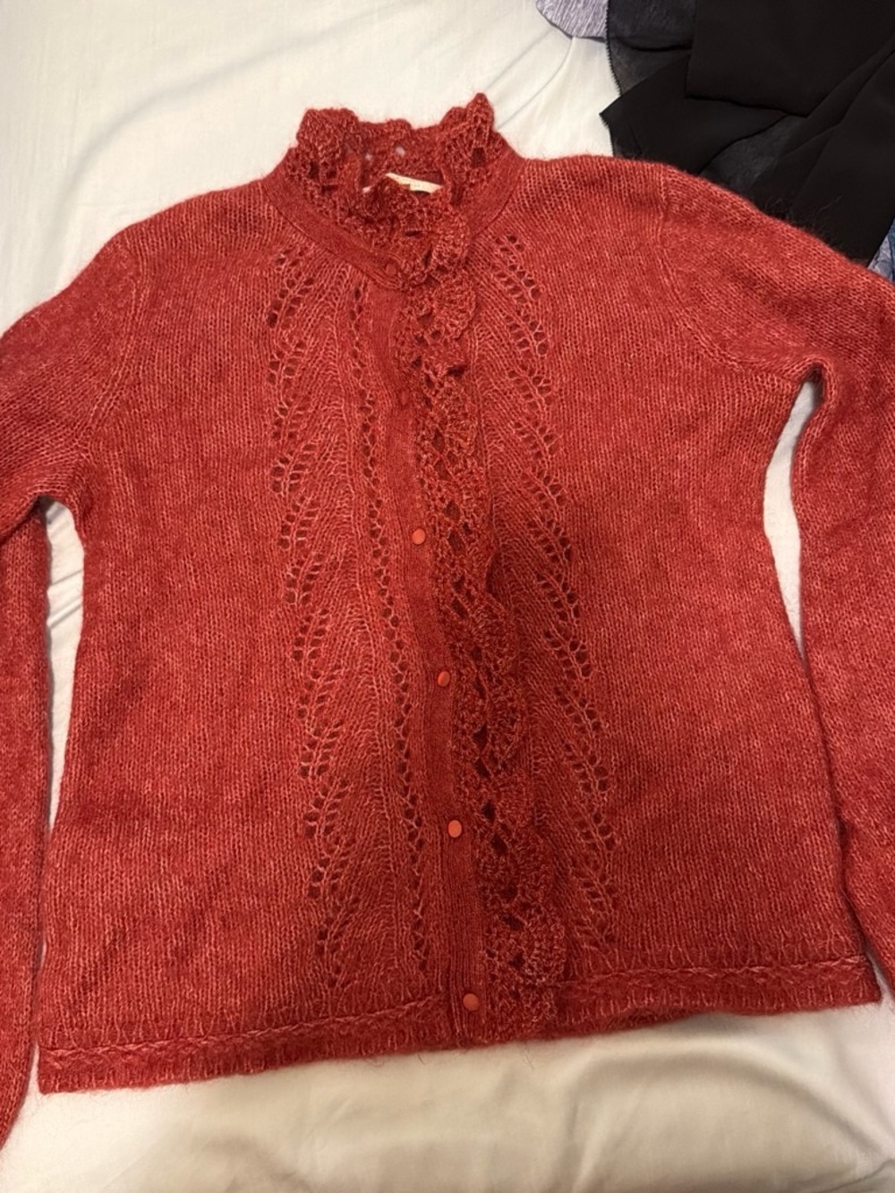 Sezane Burgundy  Cardigan